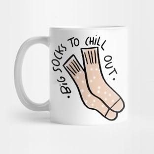 big socks to chill out Mug